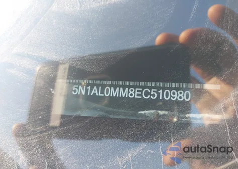 2014 Infiniti Qx60 из США, поврежденный, VIN 5N1AL0MM8EC510980